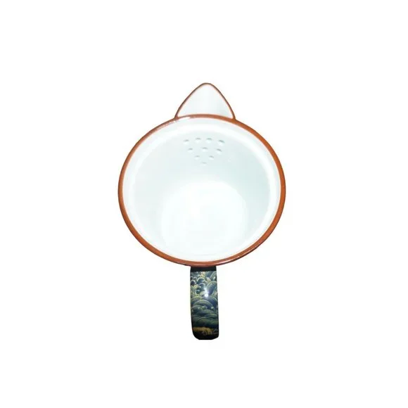 Chinese Golden Dragon Teacup Teapot Blue Red Ball Luck Sea Waves Signed READ - Picture 12 of 16